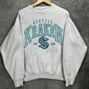 Vintage Seattle Kraken Hockey Sweatshirt, Retro NHL Seattle Kraken Shirt Tee